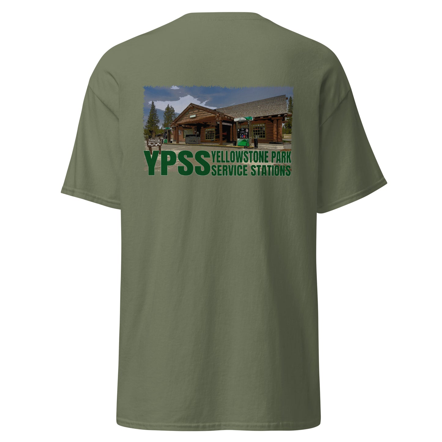 YPSS Yellowstone Park Service Stations - Fishing Bridge Station - Classic Tee