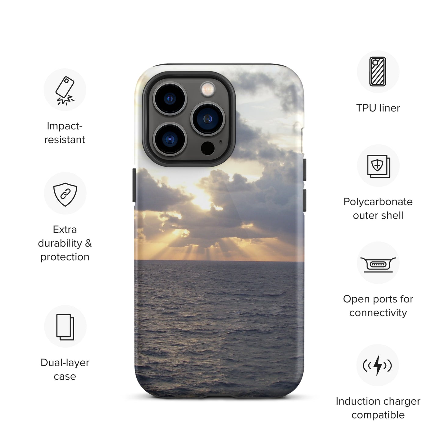 Ocean Sunset - Tough iPhone case