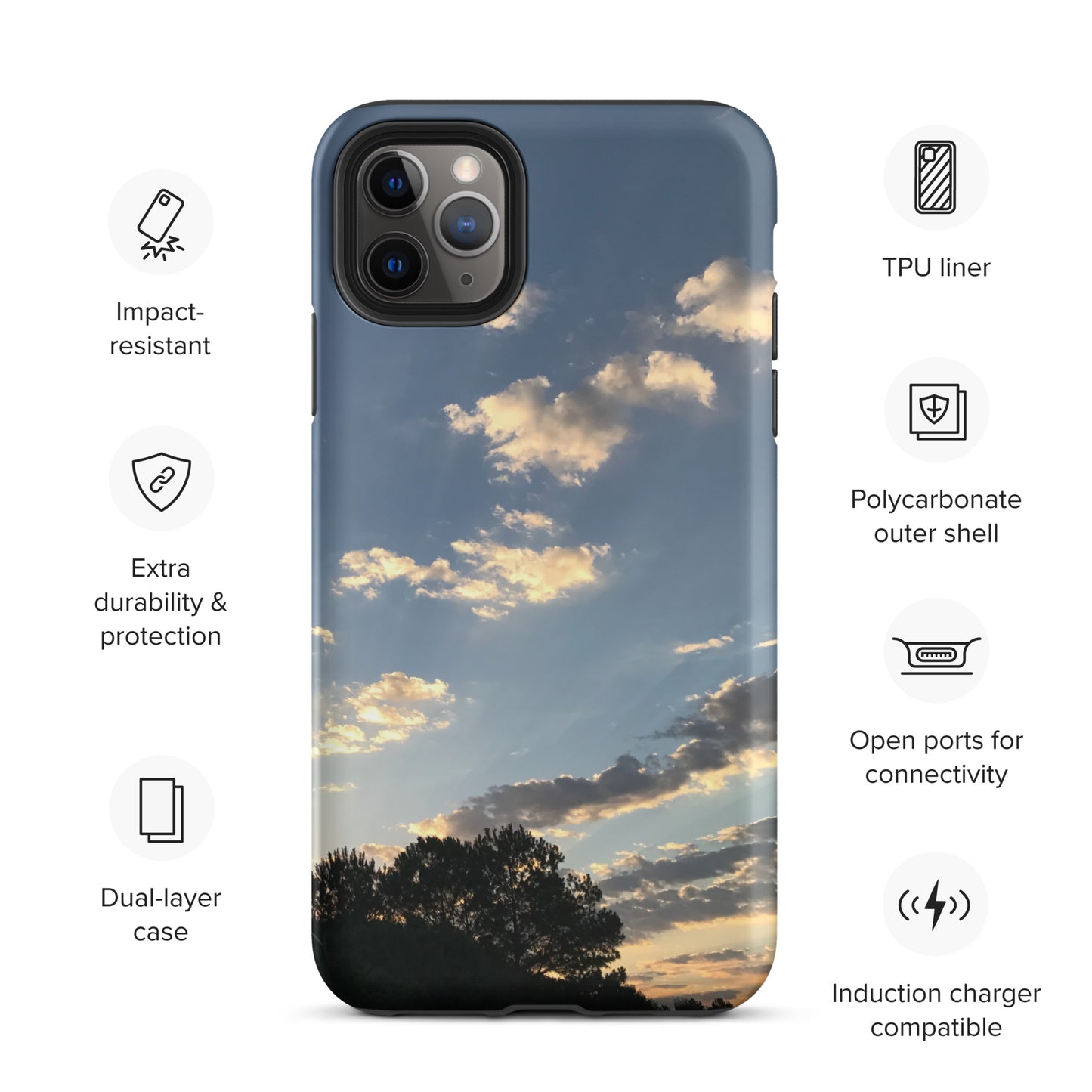 Sky Clouds - Tough iPhone case