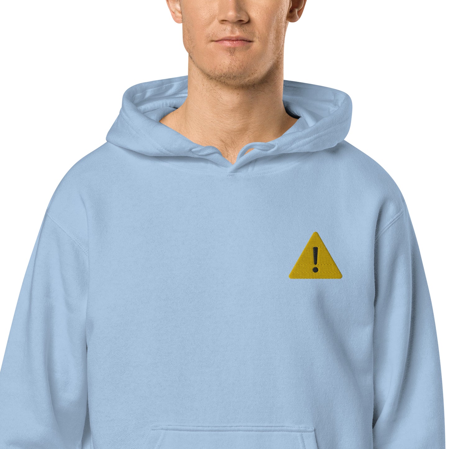 Warning - Unisex pigment-dyed hoodie