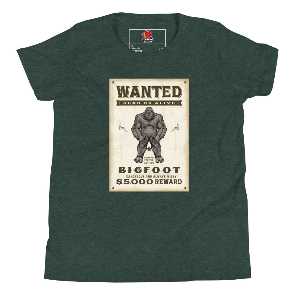 Bigfoot Wanted Youth T-Shirt